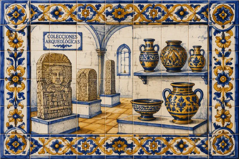 Muinaisia arkeologisia esineitä ja keramiikkaa museossa Muinaisia arkeologisia esineitä ja keramiikkaa museossa