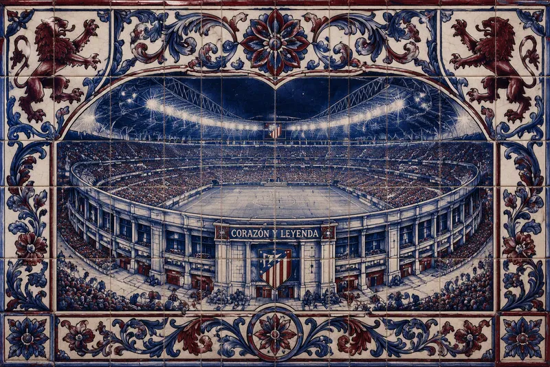 Wanda Metropolitano -stadionin moderni arkkitehtuuri Wanda Metropolitano -stadionin moderni arkkitehtuuri