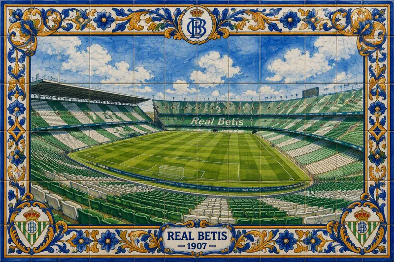 Real Betisin kotistadion aurinkoisena päivänä