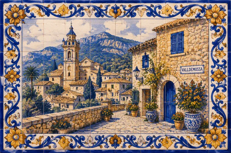 Valldemossan kivitalot Tramuntanan vuoristossa Valldemossan kivitalot Tramuntanan vuoristossa
